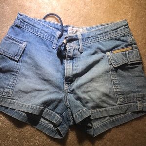 Abercrombie and Fitch denim shorts.